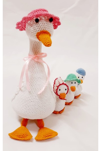 Amigurumi Soft Toy- Handmade Crochet- Duck Family Set Amigurumi Soft Toy- Handmade Crochet- Duck Family Set